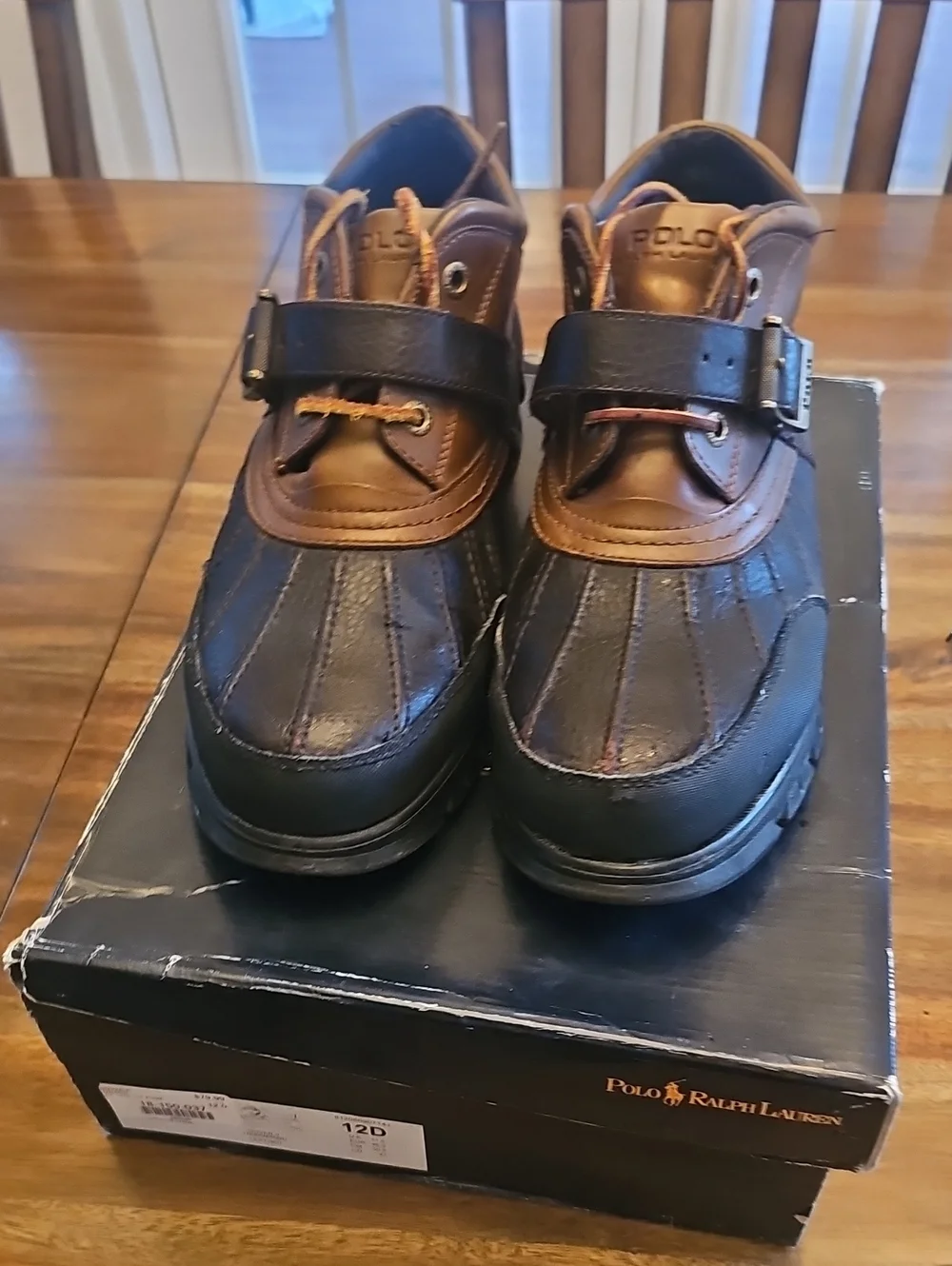 Polo by Ralph Lauren Dover II Brown and Black Boots